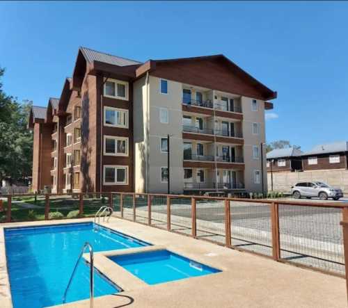 Arriendo Departamento N� 203 en Condominio Parque Pucon Oriente 