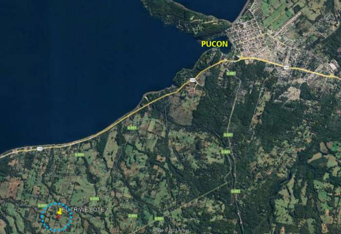 Planos Venta Casa en Parcela Condominio el Triwe con Vista al Volc�n