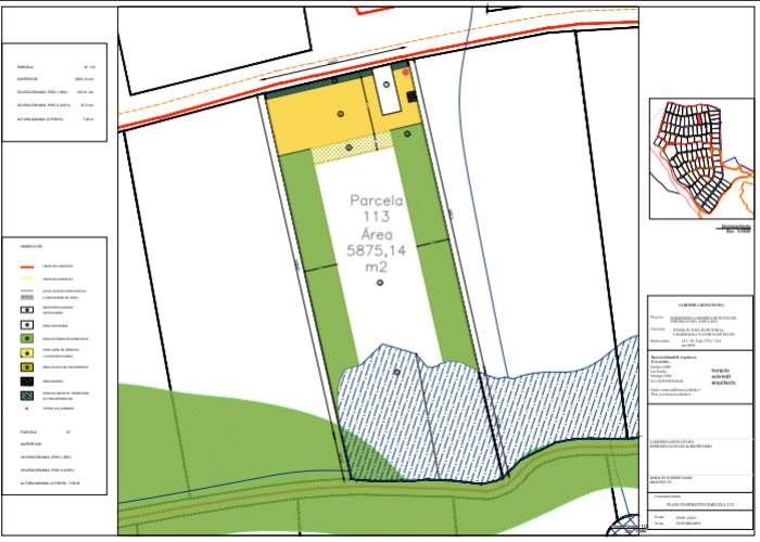 Planos Venta Casa en Parcela N�113 en Condominio La Reserva de Puc�n