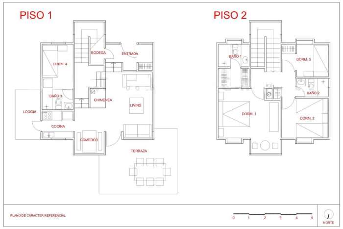 Planos Venta de Complejo Tur�stico Hueney II, 3 Casas, Sector Park Lake, Camino Villarrica - Puc�n